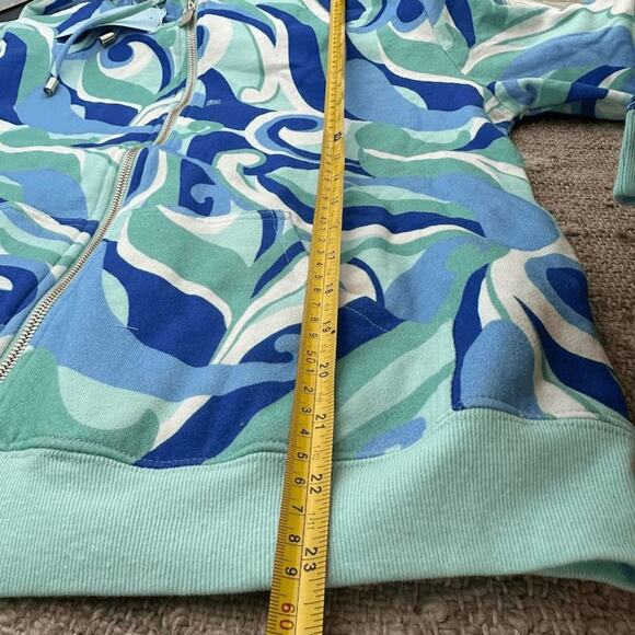 NWT Hill House Ocean Kaleidoscope The Allie Zip-Up Hoodie Hoodie Jacket Size M - Picture 8 of 10